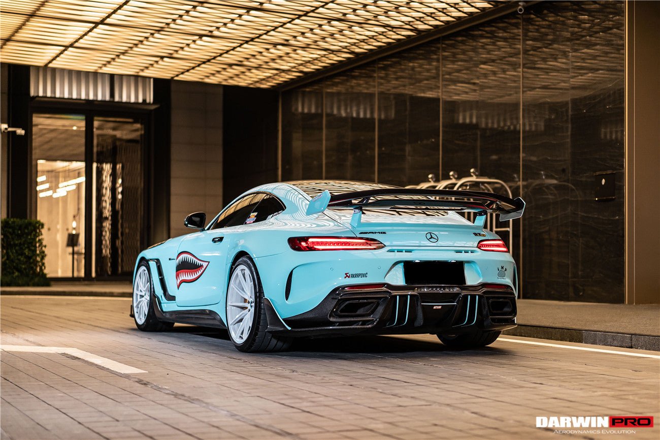 2017 - 2021 Mercedes Benz AMG GTC IMPII Part Carbon Fiber Rear Bumper With Exhasust tips